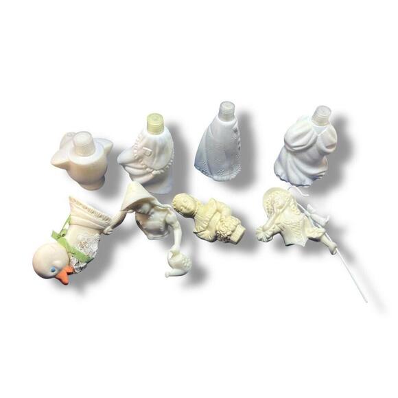 Lot of 4 VINTAGE Avon Little Bo Peep Sweet Honesty Perfume Bottle Decanter Empty - Picture 9 of 9